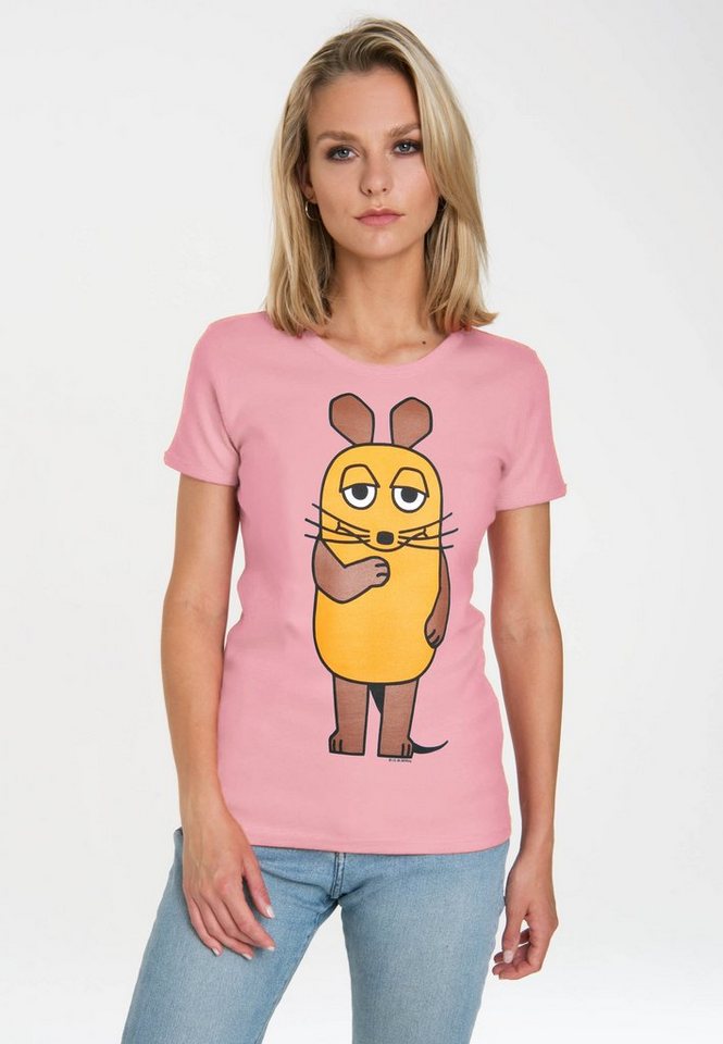 LOGOSHIRT T-Shirt Die Sendung mit der Maus mit lizenziertem Design von LOGOSHIRT