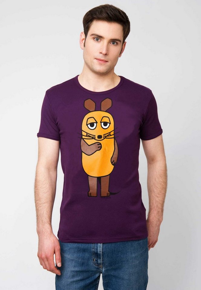 LOGOSHIRT T-Shirt Die Sendung mit der Maus mit lizenziertem Originaldesign von LOGOSHIRT