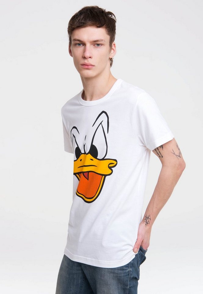 LOGOSHIRT T-Shirt Donald Duck im lizenziertem Originaldesign von LOGOSHIRT