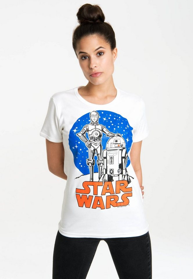 LOGOSHIRT T-Shirt Droids mit lizenzierten Originaldesign von LOGOSHIRT