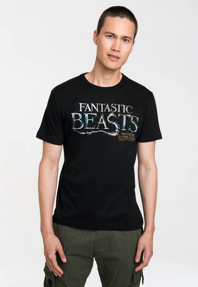 LOGOSHIRT T-Shirt Fantastic Beasts mit tollem Frontdruck von LOGOSHIRT