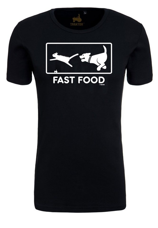 LOGOSHIRT T-Shirt Fast Food mit lustigem Print von LOGOSHIRT
