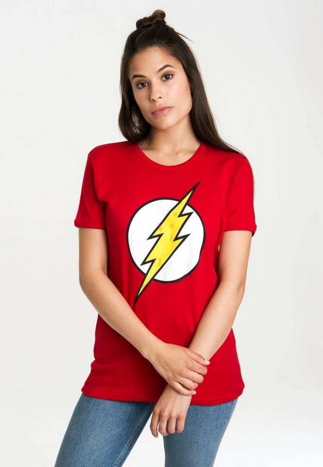 LOGOSHIRT T-Shirt Flash Logo mit lizenzierten Originaldesign von LOGOSHIRT
