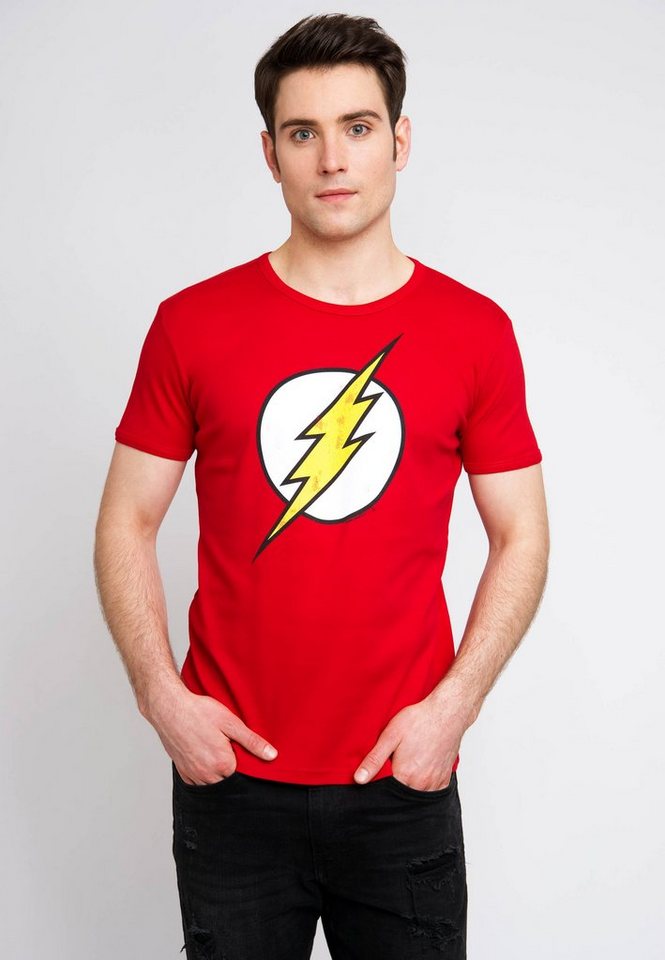 LOGOSHIRT T-Shirt Flash mit Retro-Print von LOGOSHIRT