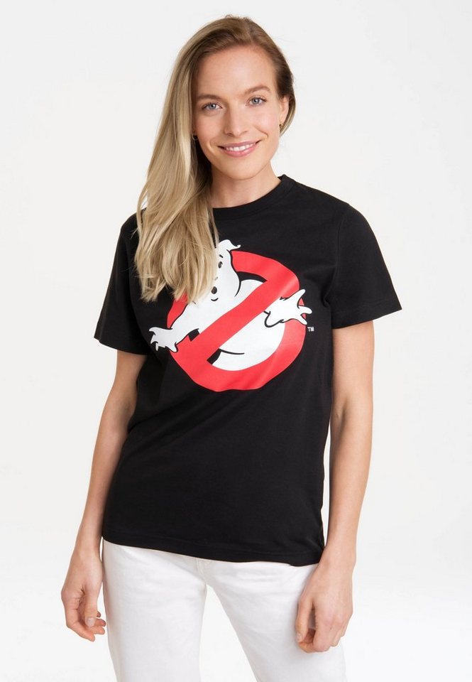 LOGOSHIRT T-Shirt Ghostbusters Logo mit lizenziertem Print von LOGOSHIRT