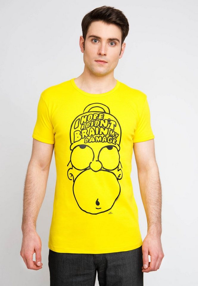 LOGOSHIRT T-Shirt Homer mit witzigem Print von LOGOSHIRT