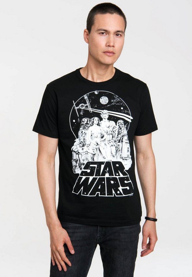 LOGOSHIRT T-Shirt Krieg der Sterne - Classic mit coolem Star Wars-Druck von LOGOSHIRT