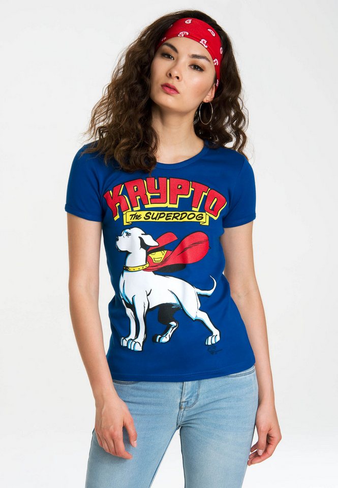LOGOSHIRT T-Shirt Krypto the Superdog mit lizenziertem Originaldesign von LOGOSHIRT