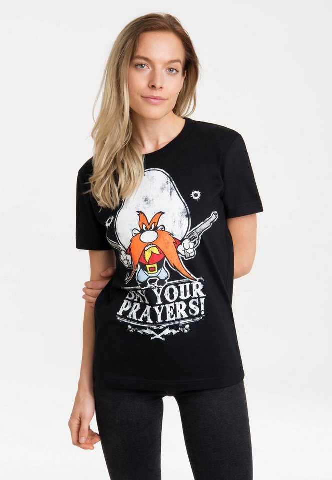 LOGOSHIRT T-Shirt Looney Tunes mit lizenziertem Print von LOGOSHIRT