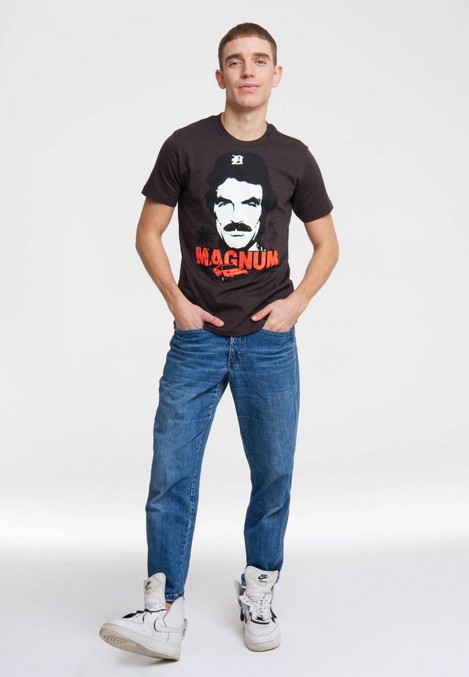 LOGOSHIRT T-Shirt MAGNUM mit großem Front-Print von LOGOSHIRT
