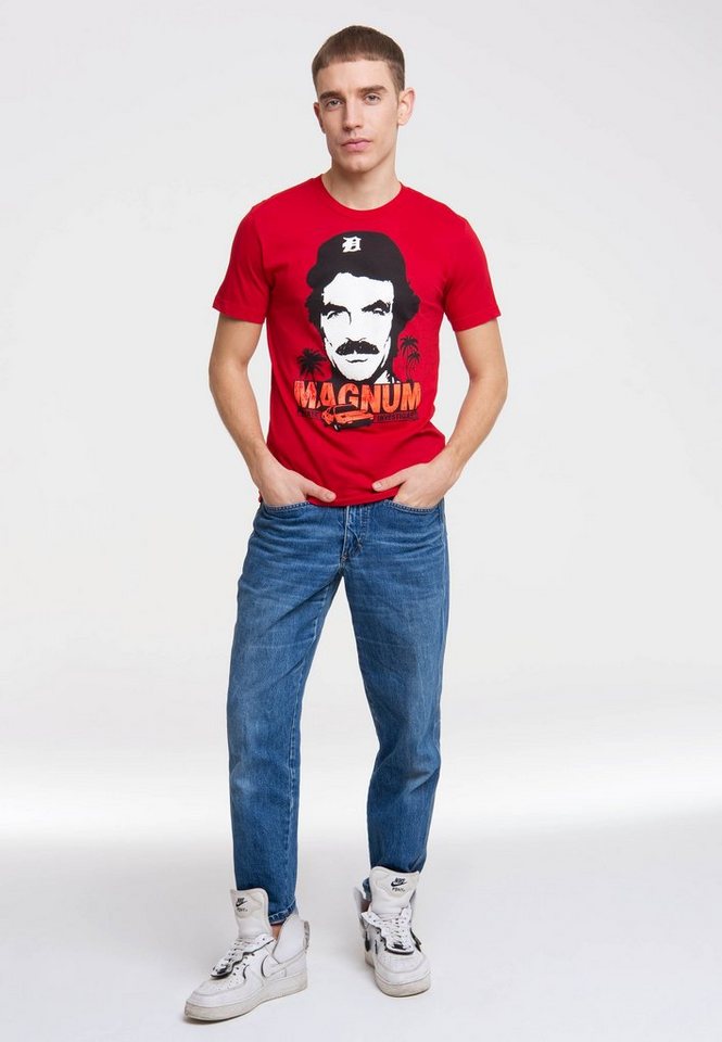 LOGOSHIRT T-Shirt MAGNUM mit großem Front-Print von LOGOSHIRT