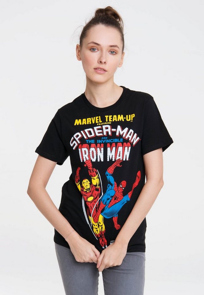 LOGOSHIRT T-Shirt Marvel Comics mit lizenziertem Design von LOGOSHIRT
