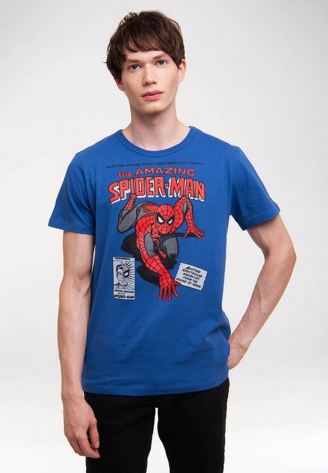 LOGOSHIRT T-Shirt Marvel - Spider-Man Merciless Foes mit lizenziertem Print von LOGOSHIRT