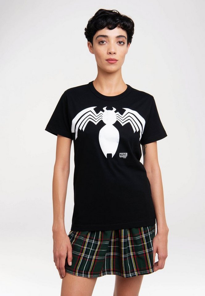 LOGOSHIRT T-Shirt Marvel - Venom mit Print von LOGOSHIRT