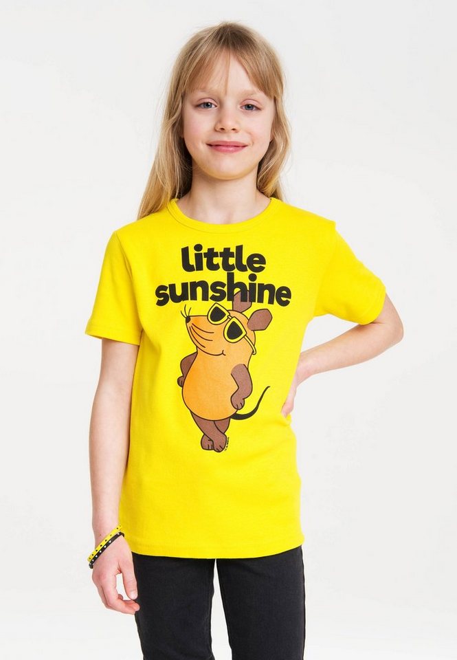 LOGOSHIRT T-Shirt Maus Little Sunshine mit niedlichem Frontprint von LOGOSHIRT