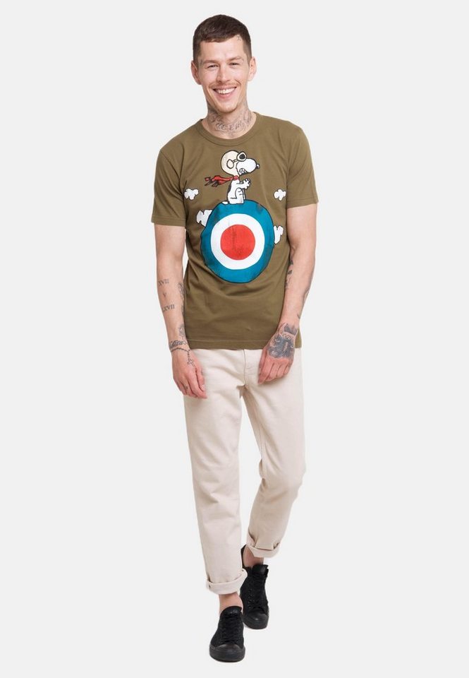 LOGOSHIRT T-Shirt Peanuts - Snoopy mit lizenziertem Print von LOGOSHIRT