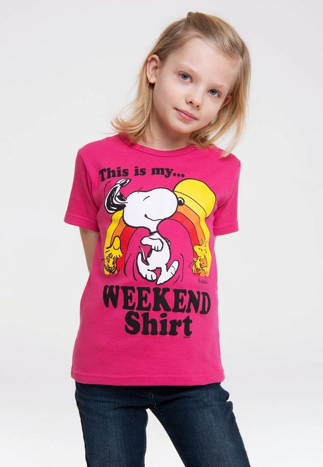 LOGOSHIRT T-Shirt Peanuts mit lizenziertem Originaldesign von LOGOSHIRT