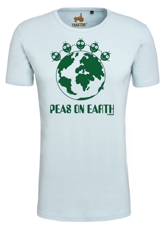 LOGOSHIRT T-Shirt Peas On Earth mit lustigem Print von LOGOSHIRT