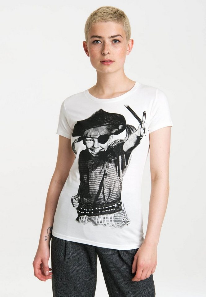 LOGOSHIRT T-Shirt Pippi - Pirat - Pirate - Pippi Langstrumpf mit niedlichem Frontprint von LOGOSHIRT