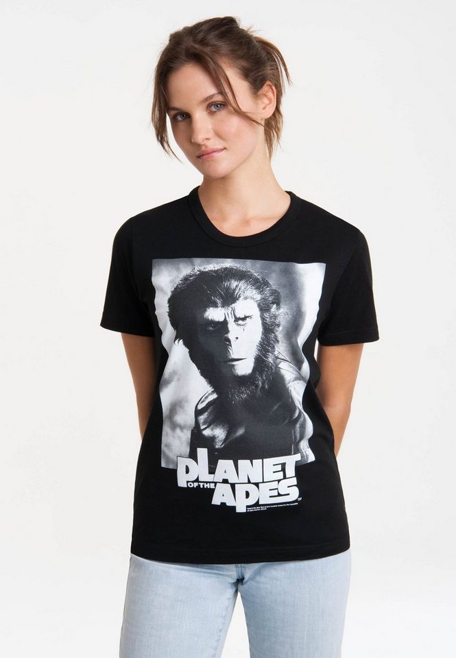 LOGOSHIRT T-Shirt Planet der Affen mit lizenziertem Print von LOGOSHIRT