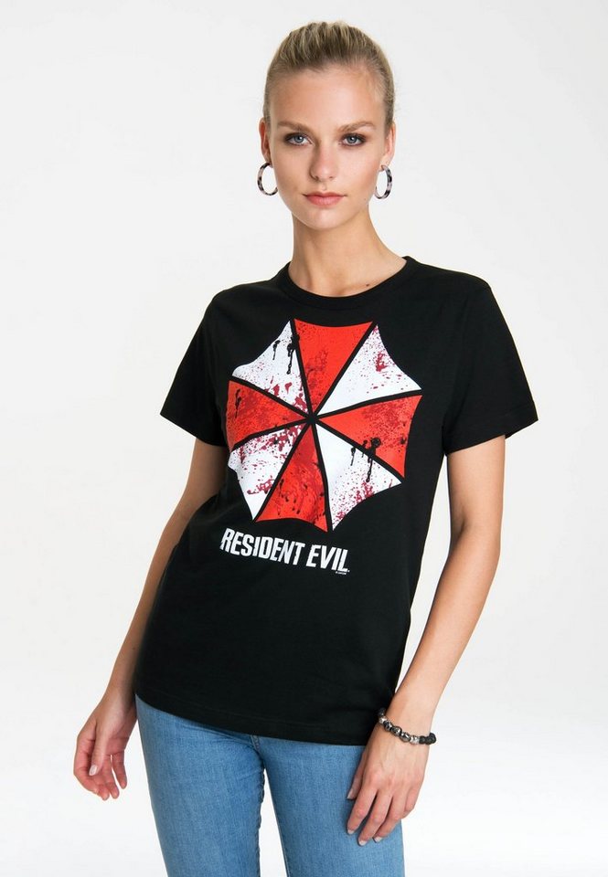 LOGOSHIRT T-Shirt Resident Evil mit lizenziertem Originaldesign von LOGOSHIRT