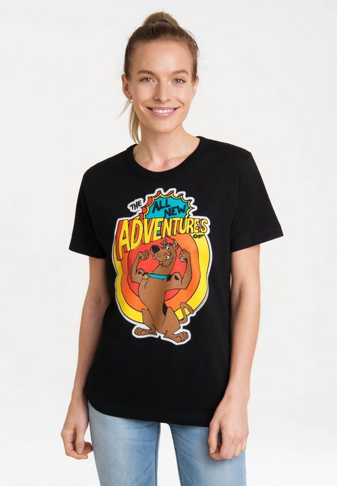 LOGOSHIRT T-Shirt Scooby Doo mit lizenziertem Print von LOGOSHIRT