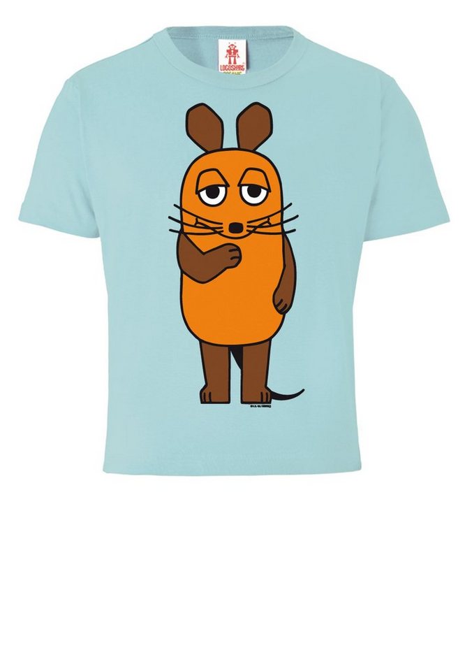 LOGOSHIRT T-Shirt Sendung mit der Maus - Maus mit coolem Print von LOGOSHIRT