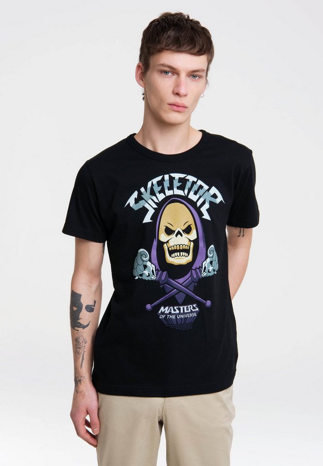 LOGOSHIRT T-Shirt Skeletor mit großem Masters Of The Universe-Print von LOGOSHIRT