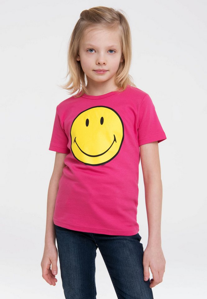 LOGOSHIRT T-Shirt Smiley in tollem Smiley-Design von LOGOSHIRT