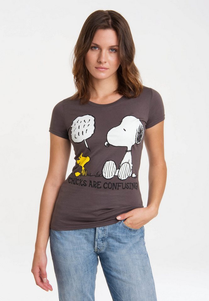 LOGOSHIRT T-Shirt Snoopy - Peanuts mit niedlichem Frontprint von LOGOSHIRT