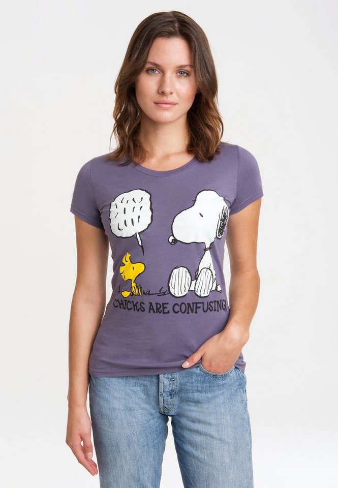 LOGOSHIRT T-Shirt Snoopy - Peanuts mit niedlichem Frontprint von LOGOSHIRT