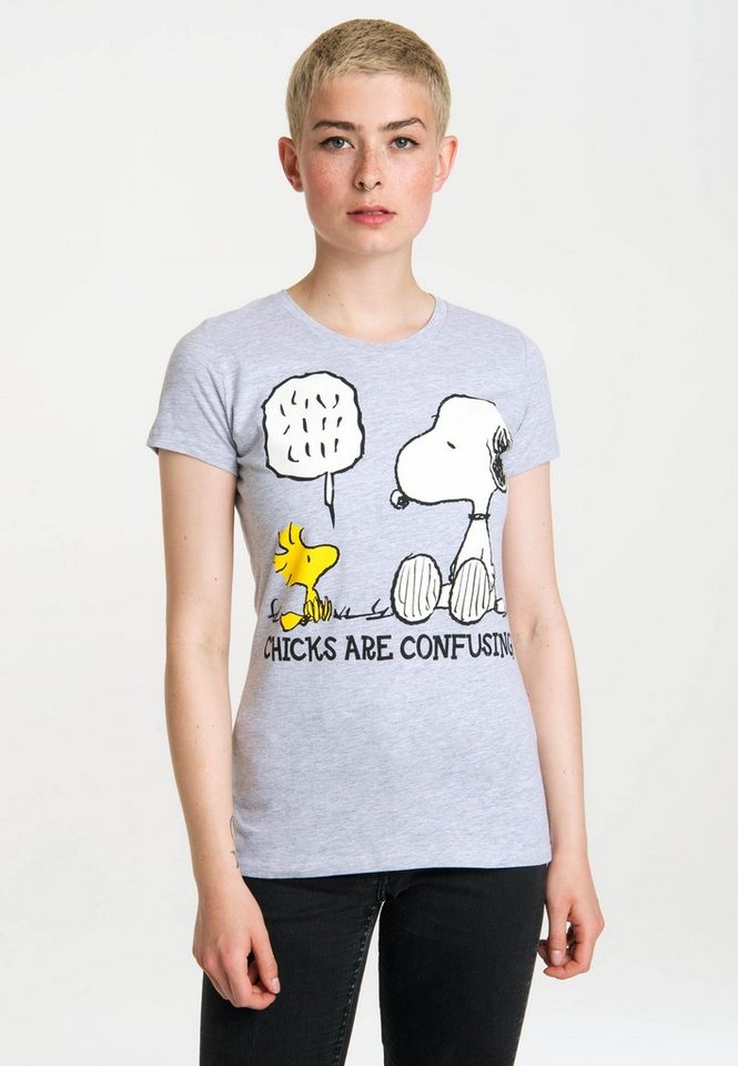 LOGOSHIRT T-Shirt Snoopy - Peanuts mit niedlichem Snoopy-Frontprint von LOGOSHIRT