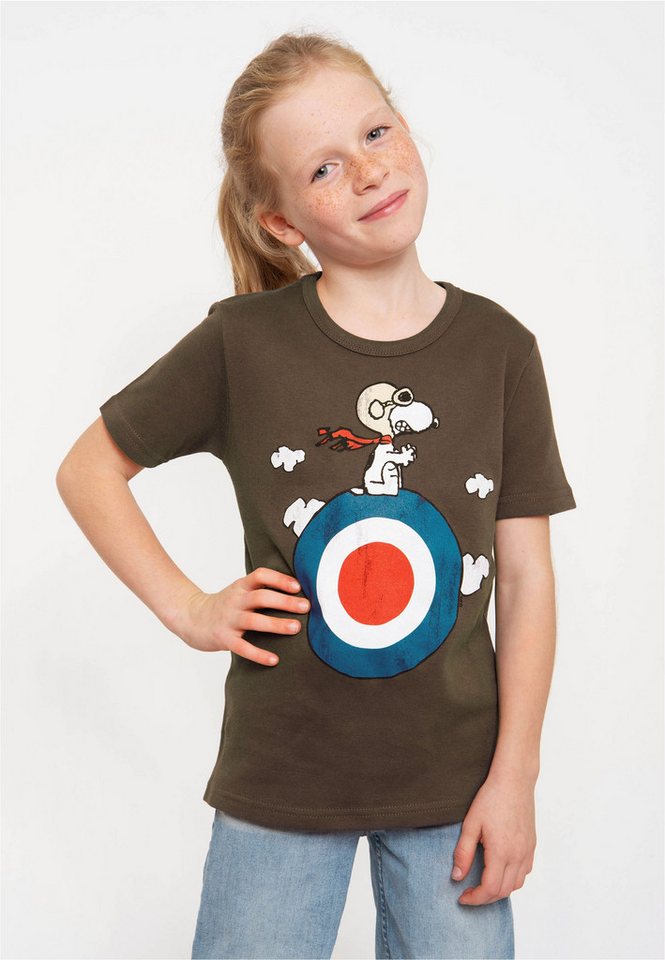 LOGOSHIRT T-Shirt Snoopy - Target mit lizenziertem Originaldesign von LOGOSHIRT