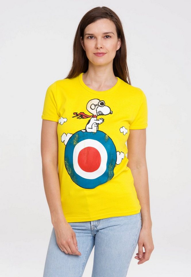 LOGOSHIRT T-Shirt Snoopy mit lizenziertem Originaldesign von LOGOSHIRT