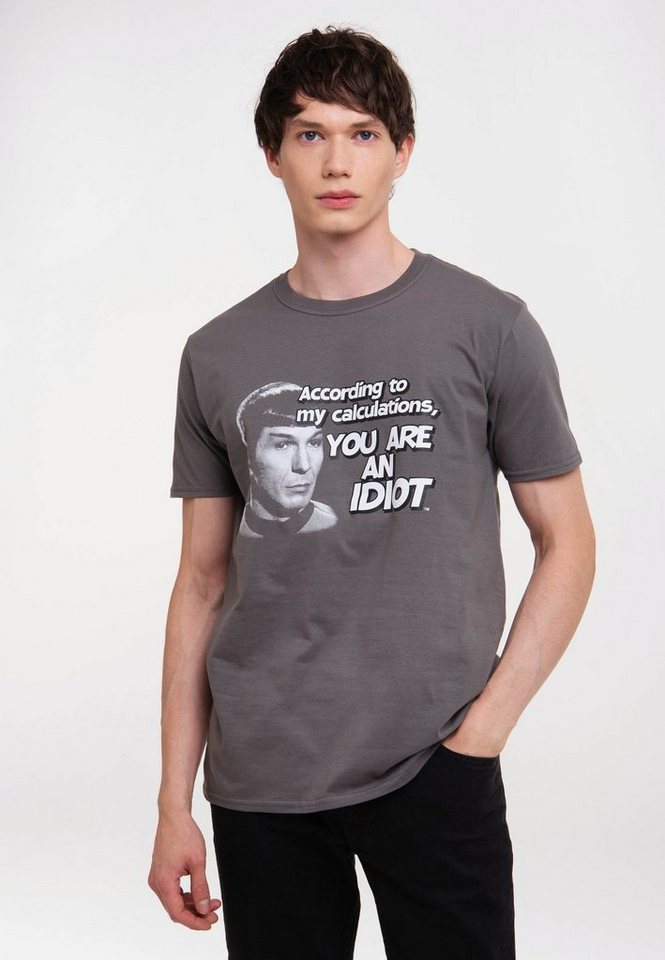 LOGOSHIRT T-Shirt Star Trek - Spock-Print mit Spock-Print von LOGOSHIRT