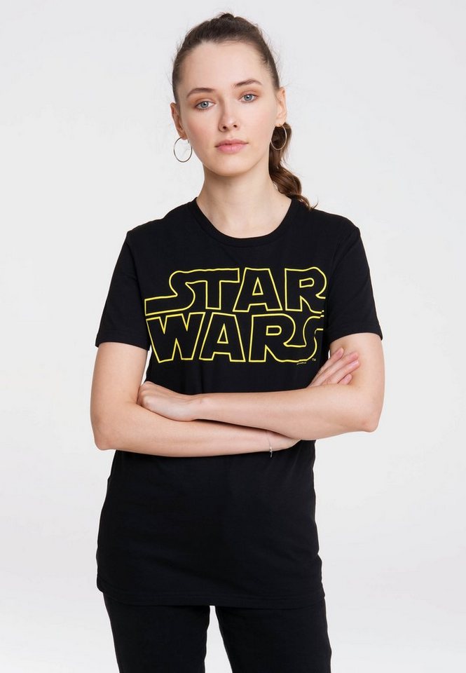 LOGOSHIRT T-Shirt Star Wars - Logo mit lizenziertem Originaldesign von LOGOSHIRT
