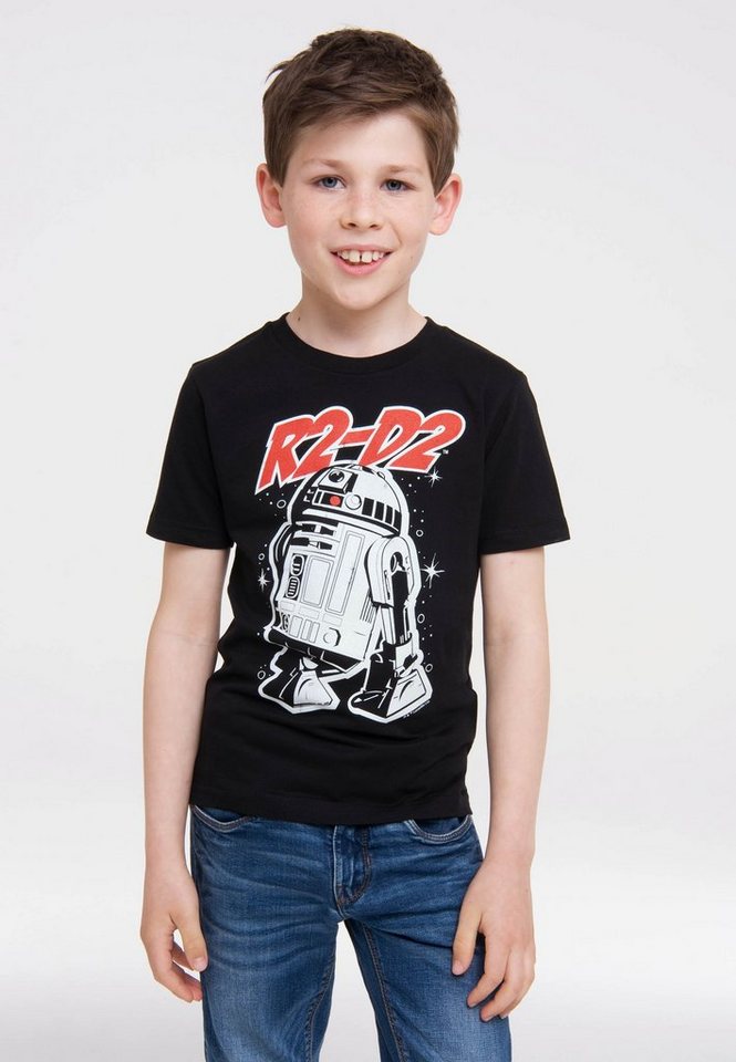 LOGOSHIRT T-Shirt Star Wars – R2-D2 mit lizenziertem Originaldesign von LOGOSHIRT