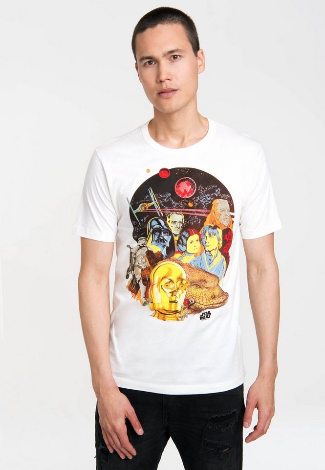 LOGOSHIRT T-Shirt Star Wars mit hochwertigem Siebdruck von LOGOSHIRT