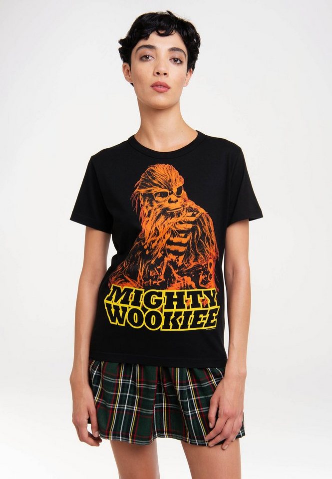 LOGOSHIRT T-Shirt Star Wars: Solo - Mighty Wookie mit coolem Print von LOGOSHIRT