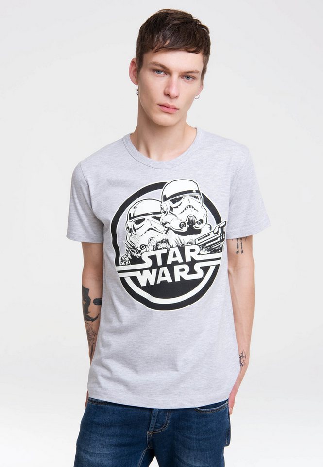 LOGOSHIRT T-Shirt Stormtrooper - Krieg der Sterne mit tollem Aufdruck von LOGOSHIRT