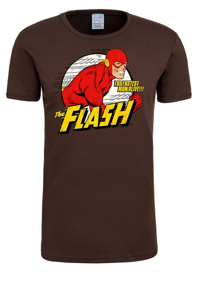 LOGOSHIRT T-Shirt The Fastest Man Alive mit tollem The Flash-Print von LOGOSHIRT