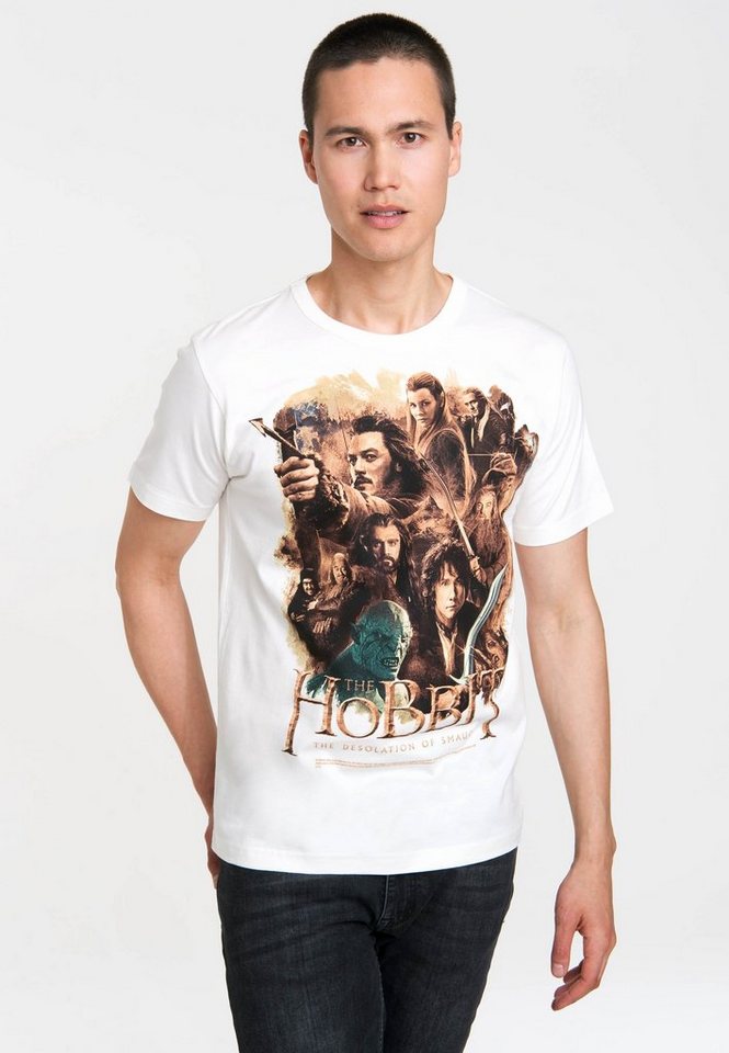 LOGOSHIRT T-Shirt The Hobbit - The Desolation of Smaug mit coolem Print von LOGOSHIRT