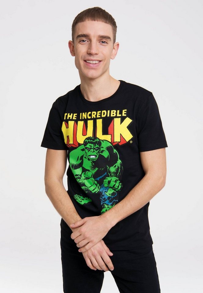 LOGOSHIRT T-Shirt The Incredible Hulk mit tollem Hulk-Print von LOGOSHIRT
