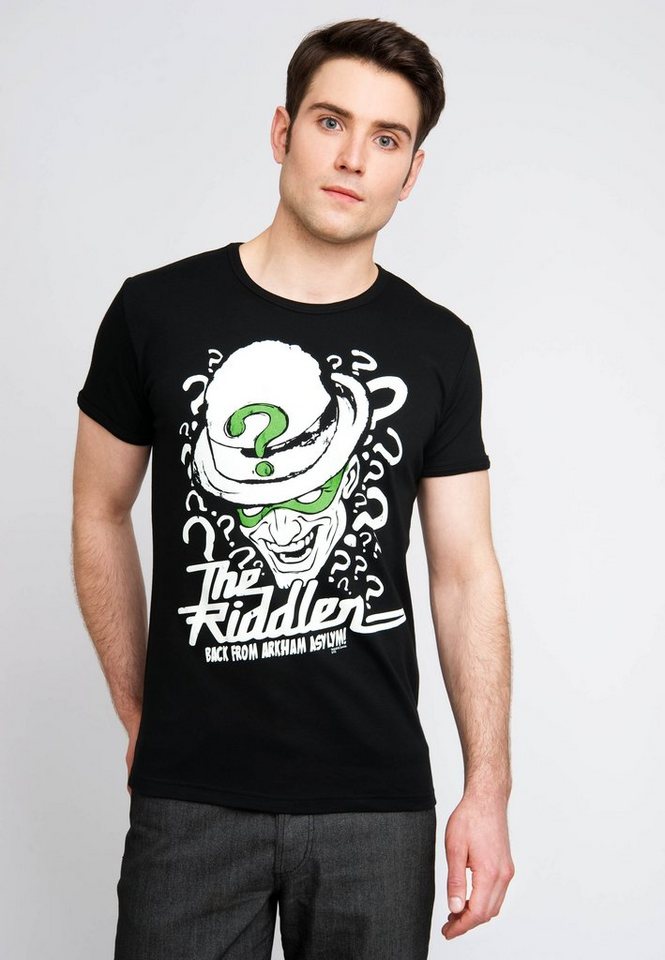 LOGOSHIRT T-Shirt The Riddler mit coolem Frontprint von LOGOSHIRT