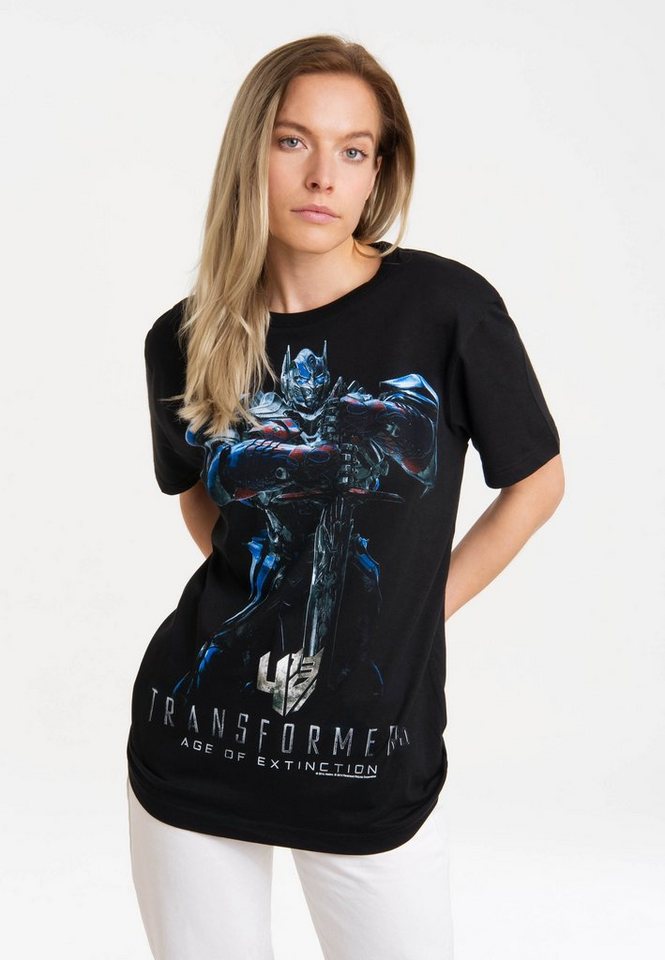 LOGOSHIRT T-Shirt Transformers - Age Of Extinction mit lizenziertem Print von LOGOSHIRT