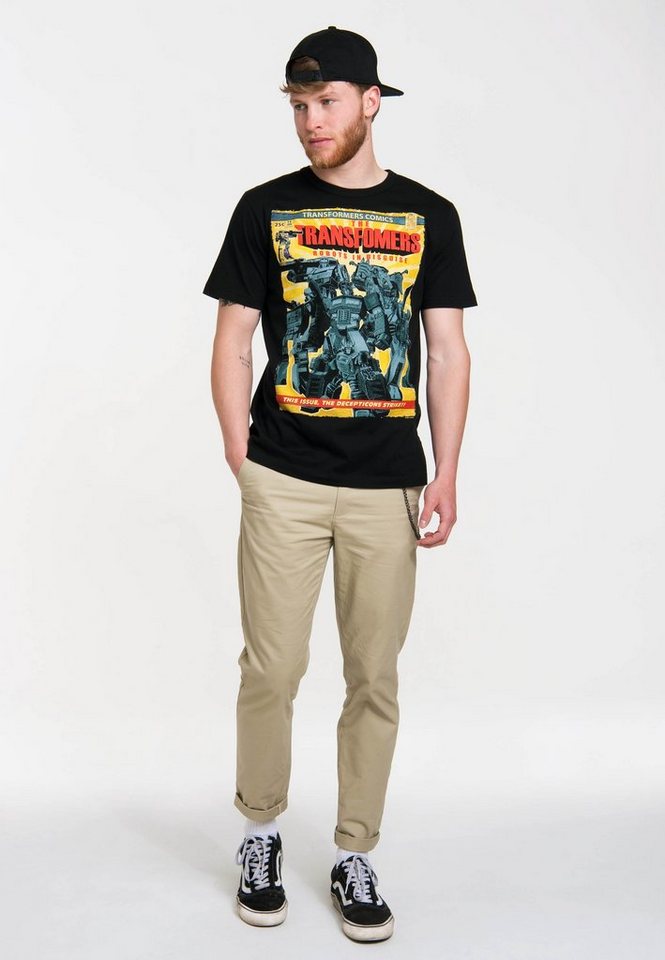 LOGOSHIRT T-Shirt Transformers – Robots In Disguise mit coolem Frontprint von LOGOSHIRT