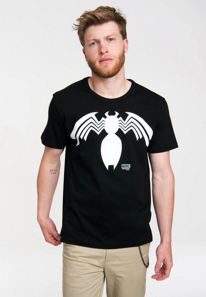 LOGOSHIRT T-Shirt Venom mit coolem Front-Print von LOGOSHIRT