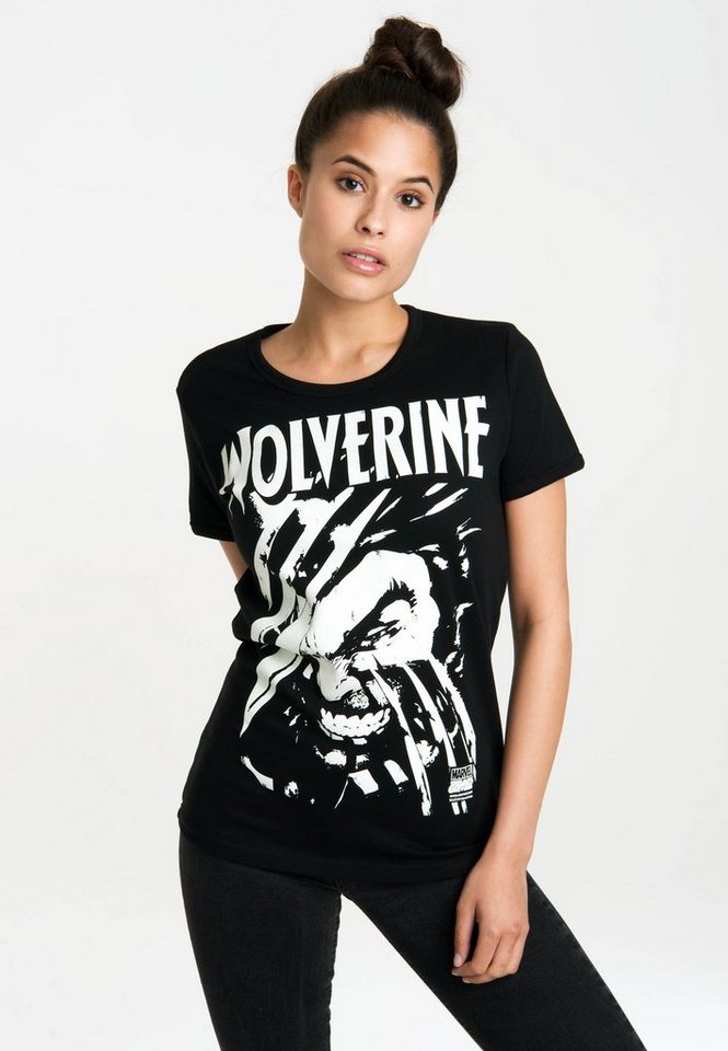 LOGOSHIRT T-Shirt Wolverine mit lizenzierten Originaldesign von LOGOSHIRT