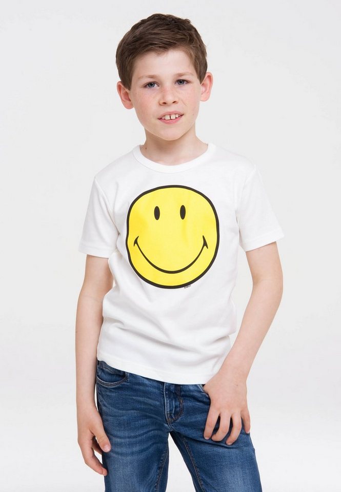 LOGOSHIRT T-Shirt Smiley in tollem Smiley-Design von LOGOSHIRT