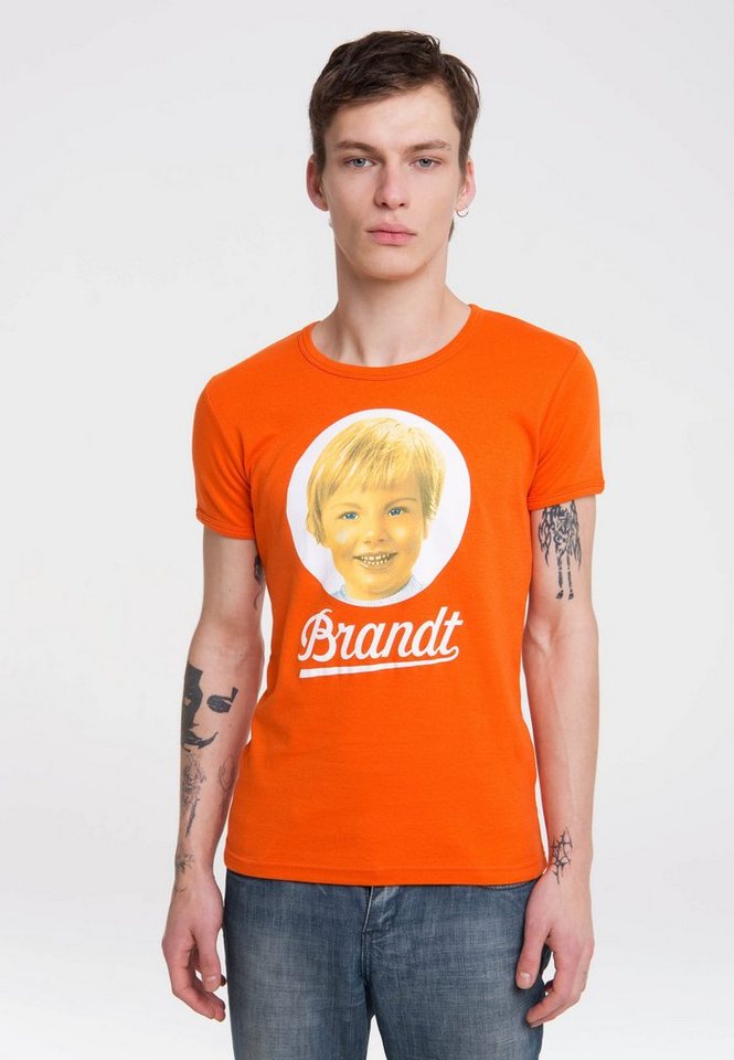 LOGOSHIRT T-Shirt Brandt Logo mit Brandt-Print von LOGOSHIRT